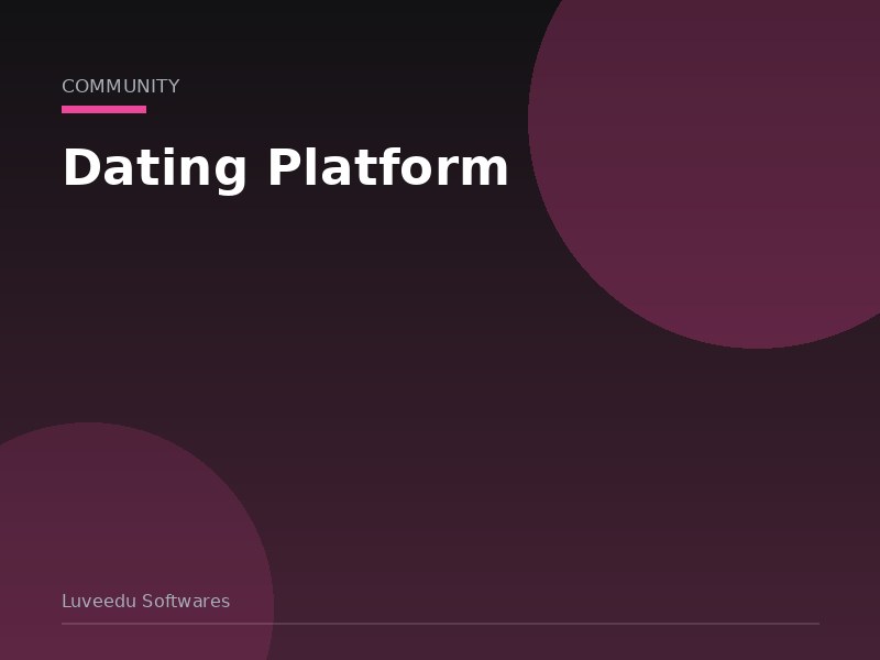 Dating Platform