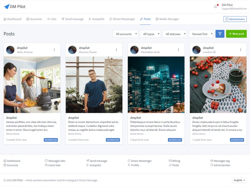 DM Pilot Instagram Automation