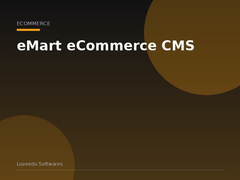 eMart eCommerce CMS