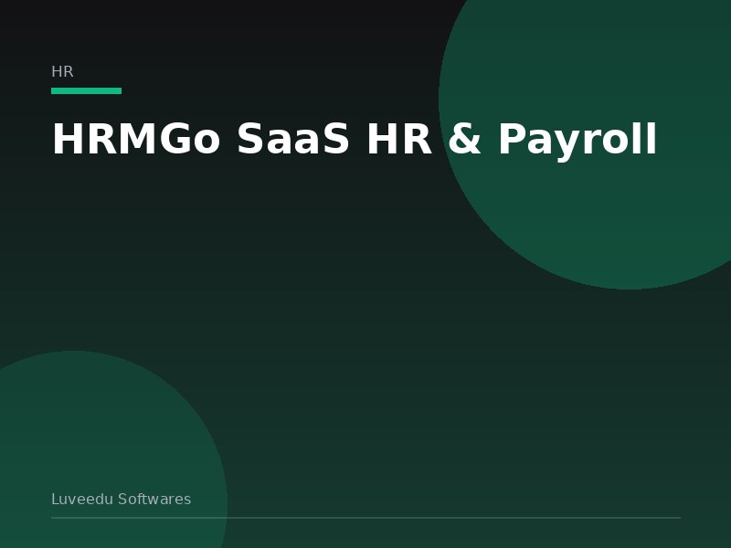 HRMGo SaaS HR & Payroll