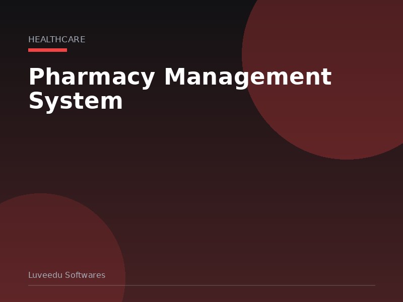 Pharmacy Management System