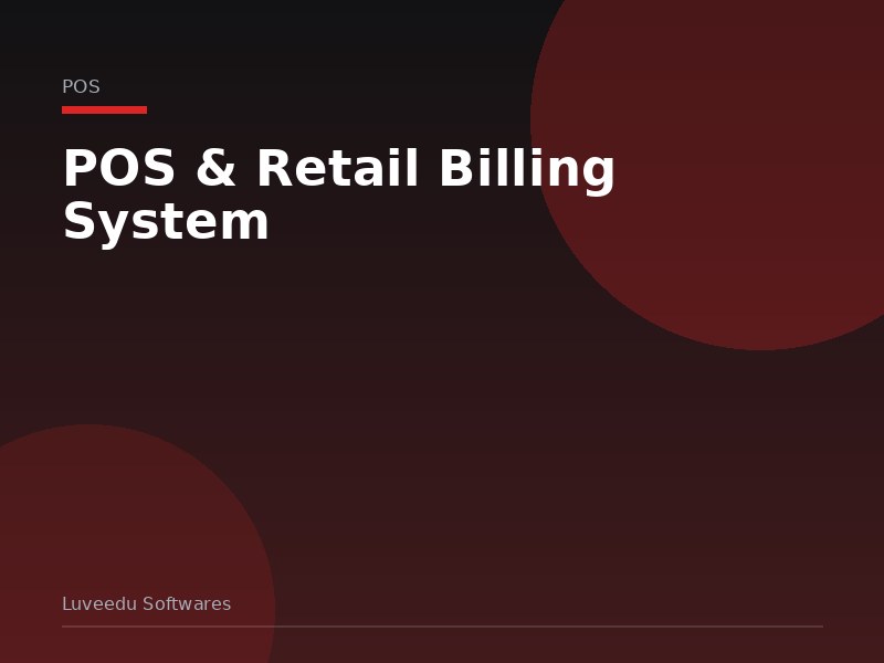 POS & Retail Billing System