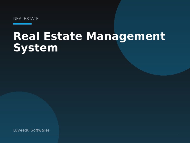 Real Estate Management System