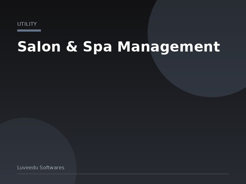 Salon & Spa Management