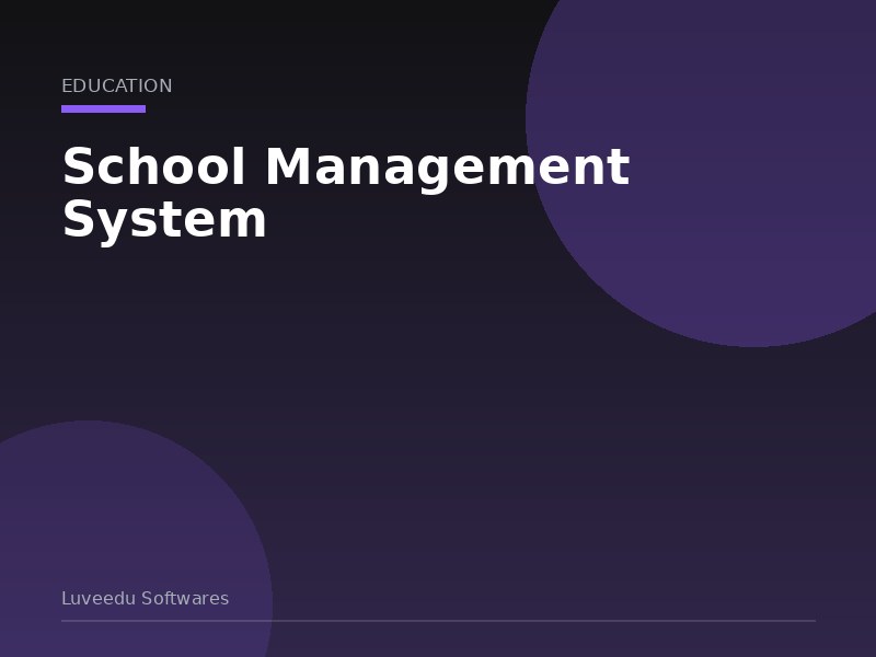 School Management System
