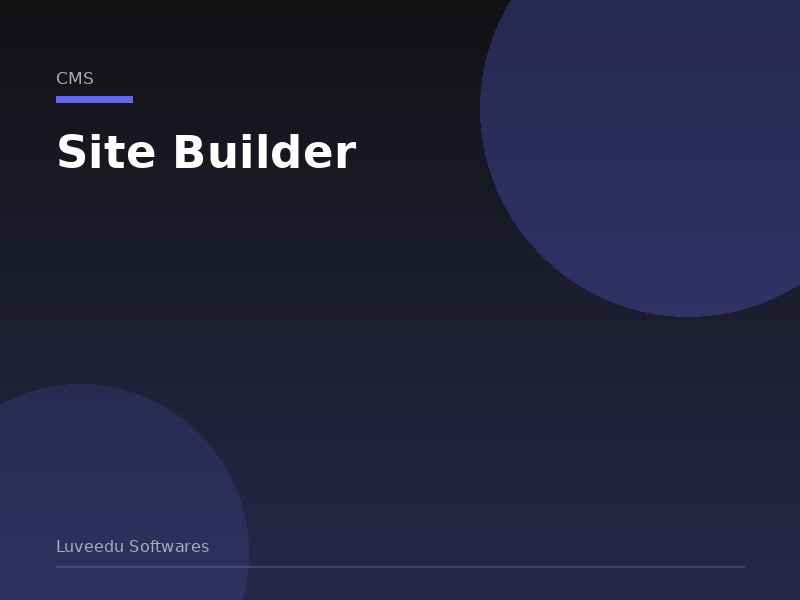 Site Builder