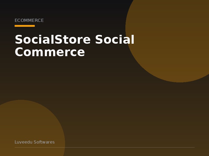 SocialStore Social Commerce