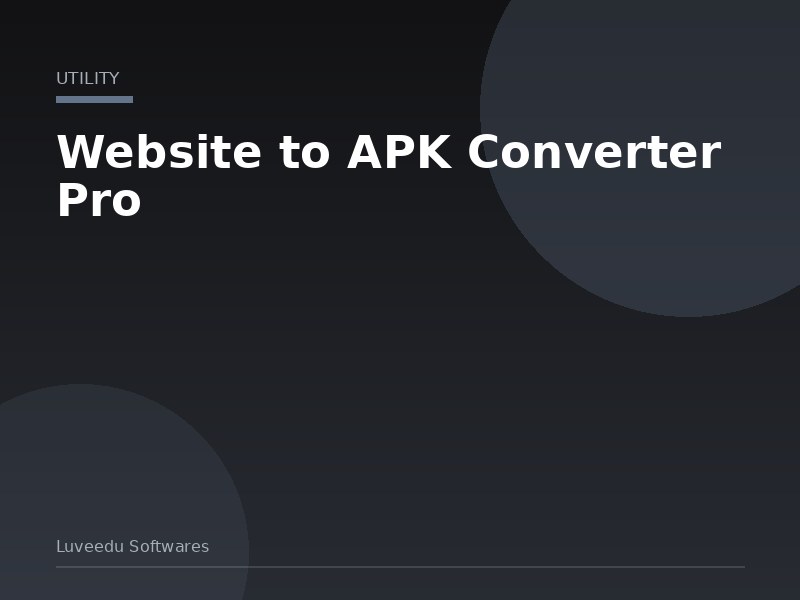 Website to APK Converter Pro